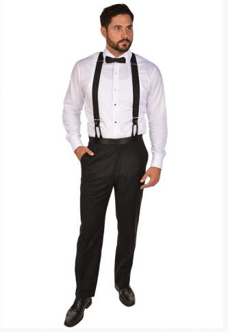 Black Suspenders – Italy Direct