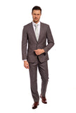 Slim Fit Birdseye Two Piece Suit GB-ITA-6