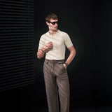 LuxeKnit + Kingsley SET - IVORY/BROWN