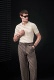 LuxeKnit Polo IVORY