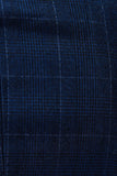 Executive Check Blue 3 Piece Suit