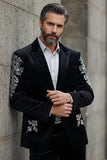 Palermo Passion Velvet Sequin Blazer