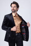 Palermo Passion Velvet Sequin Blazer