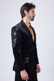 Palermo Passion Velvet Sequin Blazer