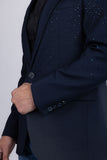 Splendor Cast Rhinestone Blazer