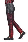 Two Tone Floral Pants