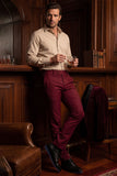 Splendor Cast Matte Solid Pants