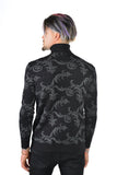 De Angelo Floral Turtleneck Sweater