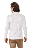De Angelo Floral Turtleneck Sweater