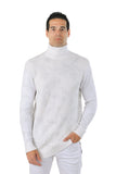 De Angelo Floral Turtleneck Sweater