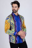 Glance of Medusa Rhinestone Long Sleeve Shirt
