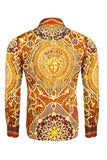 Glance of Medusa Rhinestone Long Sleeve Shirt