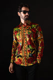 Casablanca Rhinestone Long Sleeve Shirt