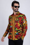 Casablanca Rhinestone Long Sleeve Shirt