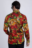 Casablanca Rhinestone Long Sleeve Shirt
