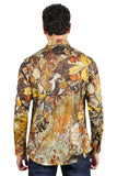 Roma Peacock Rhinestone Long Sleeve Shirt
