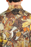 Roma Peacock Rhinestone Long Sleeve Shirt