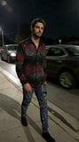 Stage Blaze Jacket + STREET EDGE Denim Pants DENIM RED