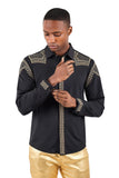 Bad Boy Rivet-Studded Long Sleeve Shirt