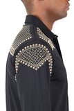Bad Boy Rivet-Studded Long Sleeve Shirt