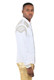Bad Boy Rivet-Studded Long Sleeve Shirt