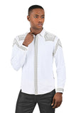 Bad Boy Rivet-Studded Long Sleeve Shirt