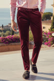Pelotage Trend Velvet Slim Fit Dress Pants