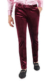Pelotage Trend Velvet Slim Fit Dress Pants