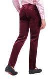 Pelotage Trend Velvet Slim Fit Dress Pants