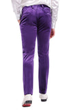 Pelotage Trend Velvet Slim Fit Dress Pants