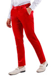 Pelotage Trend Velvet Slim Fit Dress Pants