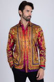 Leaning Mode Rhinestone Long Sleeve Shirt