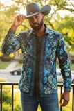 Westerly Tiger Rhinestone Long Sleeve Shirt