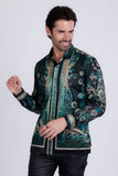 Lively Fancy Rhinestone Long Sleeve Shirt