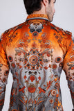 Lively Fancy Rhinestone Long Sleeve Shirt