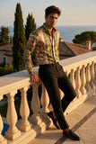 Flamboyant Trend Rhinestone Long Sleeve Shirt