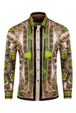 Flamboyant Trend Rhinestone Long Sleeve Shirt