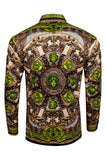 Flamboyant Trend Rhinestone Long Sleeve Shirt