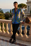 Flamboyant Trend Rhinestone Long Sleeve Shirt