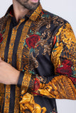 Radiant Sculpt Rhinestone Long Sleeve Shirt