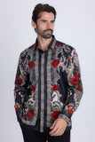 Radiant Sculpt Rhinestone Long Sleeve Shirt