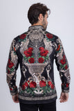 Radiant Sculpt Rhinestone Long Sleeve Shirt