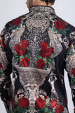 Radiant Sculpt Rhinestone Long Sleeve Shirt