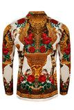 Radiant Sculpt Rhinestone Long Sleeve Shirt