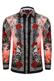 Radiant Sculpt Rhinestone Long Sleeve Shirt