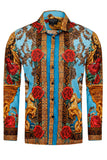 Radiant Sculpt Rhinestone Long Sleeve Shirt