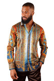 Virago Stone Rhinestone Long Sleeve Shirt