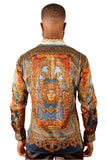 Virago Stone Rhinestone Long Sleeve Shirt