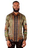 Virago Stone Rhinestone Long Sleeve Shirt