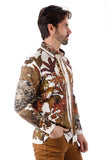 Snazzy Genre Rhinestone Long Sleeve Shirt